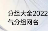 分组大全2022最新版的 高冷二字霸气分组网名