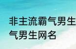 非主流霸气男生网名 好听的非主流霸气男生网名