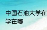 中国石油大学在哪个城市 中国石油大学在哪